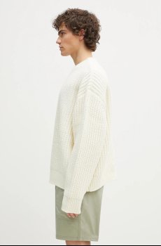 Свитер с примесью шерсти MKI MIYUKI ZOKU Chunky Rib Knit Crewneck