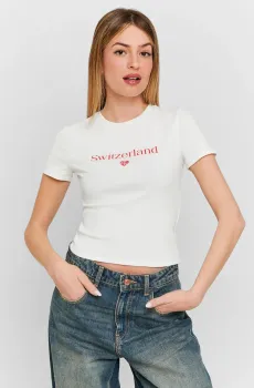 Женская белая футболка Белый XS Tally Weijl STSCOPRILA5