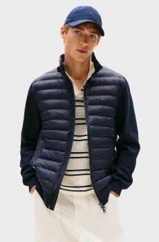Мужская темно-синяя спортивная кофта MIX MEDIA STAND Синий S Tommy Hilfiger MW0MW37461