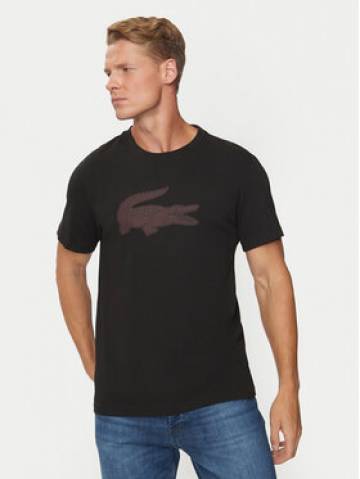 Lacoste Футболка TH2042 Чорний Regular Fit Lacoste Футболка TH2042 Чорний Regular Fit