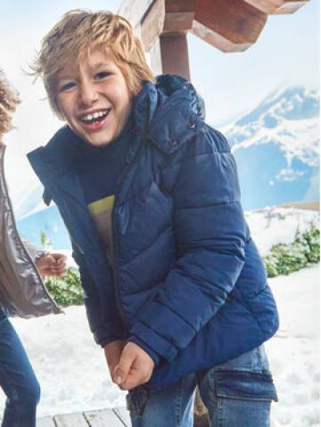 Mayoral Пуховик 7457 Cиній Regular Fit