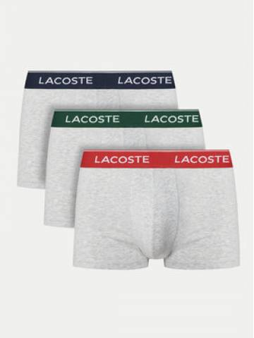 Lacoste Набір з 3 пар боксерів 5H1297 Сірий Lacoste Набір з 3 пар боксерів 5H1297 Сірий