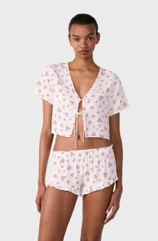 Женская белая рубашка с узором CARSON Белый M Etam 6551421