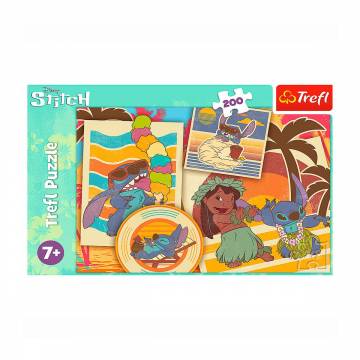 Пазлы Trefl Disney Stitch Музыкальный мир, от 7 лет, 200 элементов (13304) Пазлы Trefl Disney Stitch Музыкальный мир, от 7 лет, 200 элементов (13304)