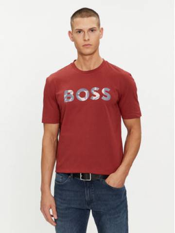 Boss Футболка Thompson 15 50513382 Червоний Regular Fit Boss Футболка Thompson 15 50513382 Червоний Regular Fit