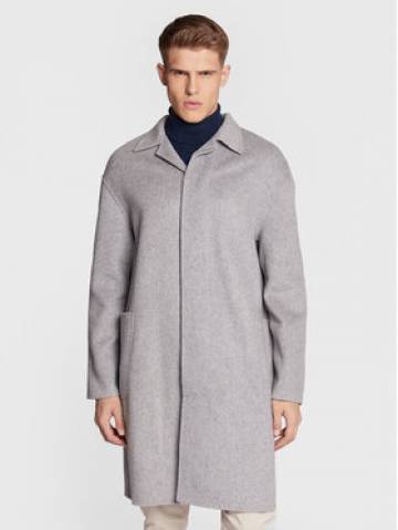 Calvin Klein Вовняне пальто K10K109549 Сірий Regular Fit Calvin Klein Вовняне пальто K10K109549 Сірий Regular Fit