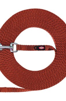 Поводок для собак Trixie Tracking Lead экстралегкий, рыжий, размер XS-S, 5 м, 10 мм (198060)