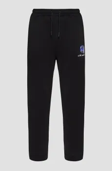 Мужские черные спортивные брюки Черный M Karl Lagerfeld 553904.705113;990