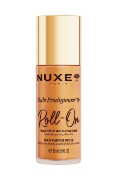Сухое масло для лица, тела и волос Nuxe Huile Prodigieuse Or Roll-On Multi-Purpose Dry Oil, 60 мл