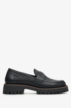 Лофери шкіряні чорні Estro ER00114649