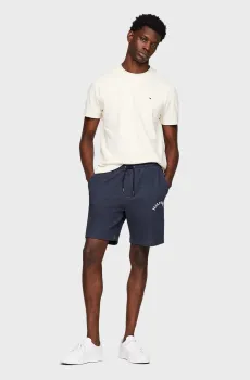 Мужские темно-синие шорты HILFIGER ARCHED HTR Синий S Tommy Hilfiger MW0MW34449