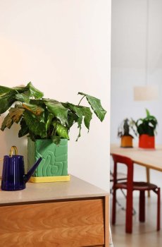 Подставка под цветочный горшок &k amsterdam Tribe Green 14 x 15 cm