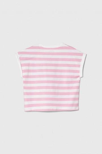 Детская футболка Guess цвет розовый