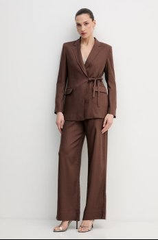 Пиджак с примесью льна Hoss Intropia