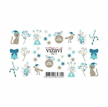 Водные наклейки для ногтей Vizavi Professional VN-11 Водные наклейки для ногтей Vizavi Professional VN-11