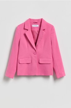 Reserved - Блейзер із додаванням віскози - фуксія - 354DB-43X