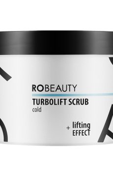 Охлаждающий скраб для тела с эффектом лифтинга на основе морской соли RoBeauty Turbolift Scrub, 650 мл