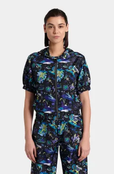 Женское худи с узором Arena x Fun Planet Разноцветный S Arena 007536-550