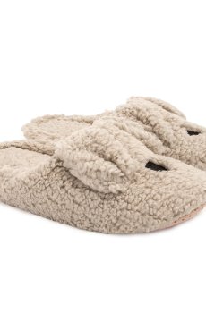 Женские домашние тапочки Twins HS-LUX Animals Dog получешки, бежевые, размер 38-39 (25 см)