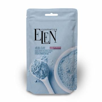 Голубая глина для лица Elen Cosmetics Blue Clay с экстрактом шалфея и розмарина, 40 г Голубая глина для лица Elen Cosmetics Blue Clay с экстрактом шалфея и розмарина, 40 г
