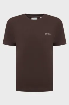 Женская темно-коричневая футболка Коричневый XS Guess V6RI07.J1314;A10K