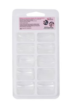 Верхние силиконовые формы для наращивания ногтей Nails Molekula Professional, 100 шт