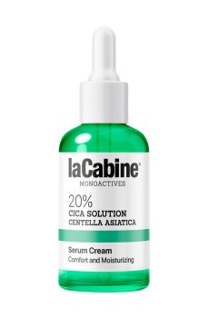 Крем-сыворотка LaCabine 20% Cica Solution для чувствительной кожи лица, от покраснений, 20% центеллы азиатской, 30 мл