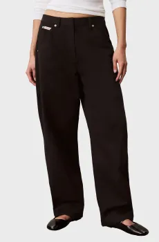 Женские черные брюки PAINTER Черный 2 Calvin Klein Jeans LV047H617G
