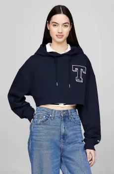 Женское темно-синее худи TJW CRP LETTERMAN Синий XS Tommy Jeans DW0DW18653