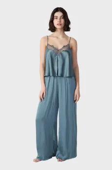 Женский бирюзовый топ EVENTAIL Бирюзовый L Etam 6551435