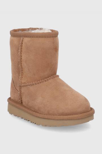 Детские замшевые сапоги UGG цвет коричневый Детские замшевые сапоги UGG цвет коричневый