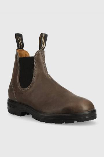 Кожаные полусапоги Blundstone 1469 женские цвет серый на плоском ходу Кожаные полусапоги Blundstone 1469 женские цвет серый на плоском ходу