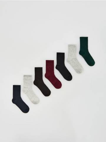 Reserved - Шкарпетки, 7 пар - світло-сірий - 171HE-09M