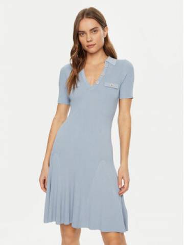 Guess Трикотажна сукня W5RK18 Z2U00 Голубий Regular Fit Guess Трикотажна сукня W5RK18 Z2U00 Голубий Regular Fit