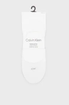 Женские белые следы (2 пары) Белый 39-42 Calvin Klein 701218767