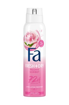 Антиперспирант-спрей Fa Fresh + Dry Peony Sorbet с ароматом пиона, женский, 150 мл