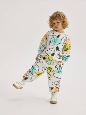 Reserved - BABIES` SWEATSHIRT & TROUSERS - кремовий - 324CJ-01X Reserved - BABIES` SWEATSHIRT & TROUSERS - кремовий - 324CJ-01X