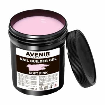 Гель для наращивания ногтей Avenir Cosmetics Builder Gel Pro 03 Soft Pink, 1 л Гель для наращивания ногтей Avenir Cosmetics Builder Gel Pro 03 Soft Pink, 1 л