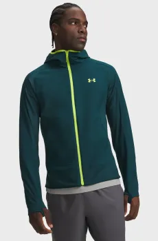 Мужское зеленое худи M Explor Offgrid FZ Hoodie Зеленый XXL Under Armour 6013495-919