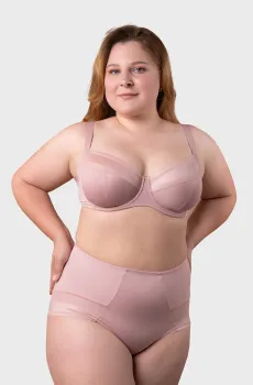 Женские пудровые трусики Розовый 4XL brabrabra 2030034