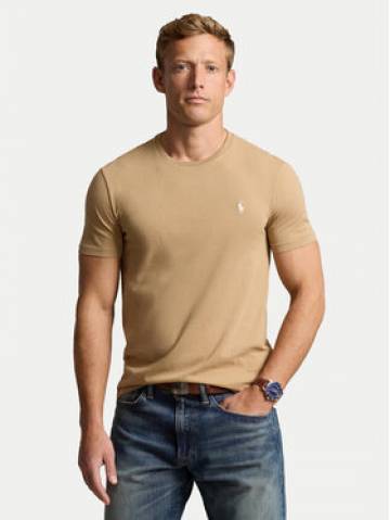 Polo Ralph Lauren Футболка 710671438329 Бежевий Custom Slim Fit Polo Ralph Lauren Футболка 710671438329 Бежевий Custom Slim Fit