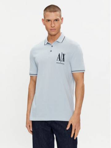 Armani Exchange Поло 8NZFPA Z8M5Z 15DB Блакитний Regular Fit Armani Exchange Поло 8NZFPA Z8M5Z 15DB Блакитний Regular Fit