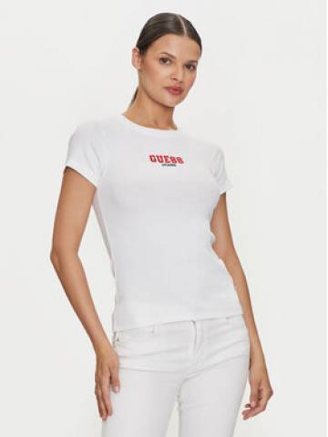 Guess Jeans Футболка W4YI64 KA0H1 Білий Slim Fit Guess Jeans Футболка W4YI64 KA0H1 Білий Slim Fit
