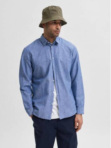 Selected Homme Сорочка 16078867 Голубий Slim Fit Selected Homme Сорочка 16078867 Голубий Slim Fit