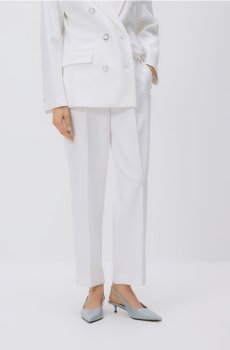 Reserved - Штани зі стрілками - кремовий - 181IS-01X