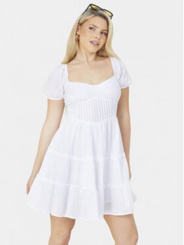 Brave Soul Літня сукня LDRW-654BELINDAW Білий Straight Fit Brave Soul Літня сукня LDRW-654BELINDAW Білий Straight Fit