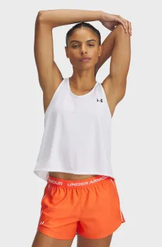 Женская белая майка Tech Swing Tank Белый L Under Armour 1389854-100