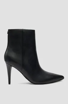 Женские черные кожаные ботильоны Черный 37 Guess FLFSLI.LEA10;BLACK