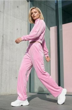 Штани прямого крою - рожевий