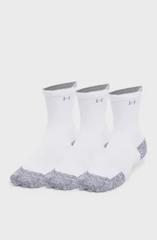 Белые носки (3 пары) UA AD Run Cushion Белый 47.5-50.5 Under Armour 1387043-101